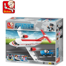 Sluban Aviation - Magánrepülőgép építőjáték készlet építkezés