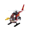 Sluban építőkészlet Firefighters M38-B0622D tűzoltó helikopter 80 db (LEGO kompatibilis)