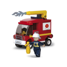 Sluban építőkészlet Firemen M38-B0622C Kis tűzoltóautó 75 db (LEGO kompatibilis) barkácsolás, építés