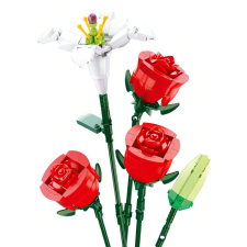 Sluban építőkészlet Flowers M38-B1121B Rózsa liliommal 267 db (LEGO kompatibilis) barkácsolás, építés