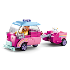 Sluban építőkészlet Girls Dream M38-B0921C Cat jármű 116 db (LEGO kompatibilis) barkácsolás, építés
