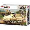Sluban építőkészlet II. világháborús M38-B0695 Német féllánctalpas traktor 460 db (LEGO kompatibilis)