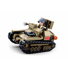 Sluban építőkészlet II. világháborús M38-B0709 Kis tank 183 db (LEGO kompatibilis) barkácsolás, építés