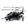 Sluban építőkészlet Model Bricks M38-B0752 Ka-50 Black Shark harci helikopter 333 db (LEGO kompatibilis)