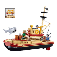 Sluban építőkészlet Model Bricks M38-B1118 horgászhajó Catherine 592 db (LEGO kompatibilis) barkácsolás, építés