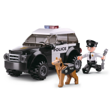 Sluban építőkészlet Police M38-B0639 Járőr egy kutyával 78 db (LEGO kompatibilis) barkácsolás, építés