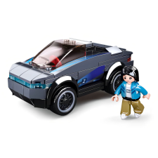 Sluban építőkészlet Town M38-B0901 Elektromos autó 136 db (LEGO kompatibilis) barkácsolás, építés