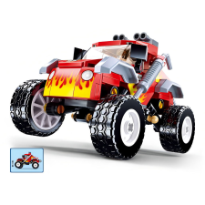 Sluban építőkészlet Town M38-B1105 Piros terepjáró 150 db (LEGO kompatibilis) barkácsolás, építés