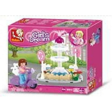 Sluban Girl’s Dream - Szökőkút építőjáték készlet barkácsolás, építés