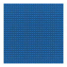 Sluban kompatibilis építőjáték tábla / alap M38-B0833E 32x32 kék barkácsolás, építés