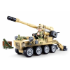 Sluban kompatibilis építőkészlet Army M38-B0751 Mozgatható ágyú 8x8 161 db