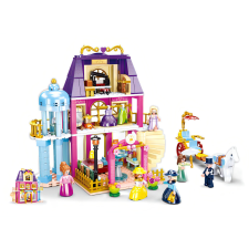 Sluban kompatibilis építőkészlet Girls Dream Village M38-B0876 Korabeli áruház 526 db barkácsolás, építés
