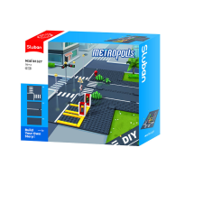 Sluban kompatibilis építőkészlet Metropolis M38-B1327 Alapok - Utak 70 db barkácsolás, építés