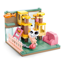 Sluban kompatibilis építőkészlet Mini Handcraft M38-B0919D Sarok macskáknak 103 db barkácsolás, építés