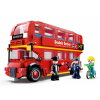 Sluban kompatibilis építőkészlet Model Bricks M38-B0708 emeletes busz 382 db