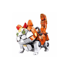 Sluban kompatibilis építőkészlet Pleyerid M38-P8018 Mechanikus macska narancssárga barkácsolás, építés