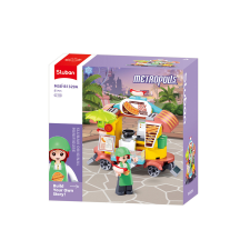 Sluban Metropolis M38-B1329A Hot dog autó 81 db barkácsolás, építés