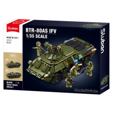 Sluban Model Bricks Army - BTR-80AS IFV tank barkácsolás, építés
