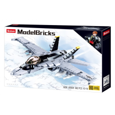 Sluban Model Bricks - Army F/A-18 Hornet vadászgép építőjáték készlet barkácsolás, építés