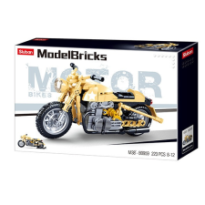 Sluban Model Bricks Army - Katonai motorkerékpár építőjáték készlet barkácsolás, építés