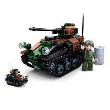 Sluban modellemez kis tank Wiesel AWC 2 az 1-ben barkácsolás, építés