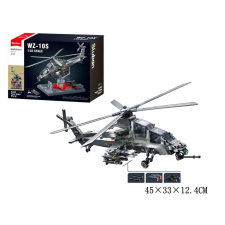 Sluban Sluban Model Bricks Army - WZ-10S harci helikopter építőjáték készlet barkácsolás, építés