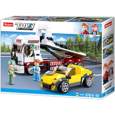 Sluban Sluban Town - Vontatóautó autópálya és játékautó