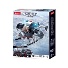  Sluban Space War 6 az 1ben - Járőr helikopter autópálya és játékautó