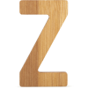Small foot bambusz betű Z