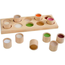  small foot Dřevěná senzorická deska Pexeso pro ruce - poškozený obal készségfejlesztő