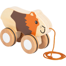 Small foot Drevená ťahacia hračka Morča készségfejlesztő
