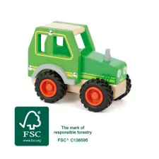 Small foot Fából készült traktor fajáték