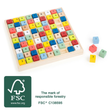 Small foot sudoku játék fa színes társasjáték