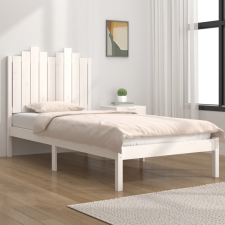 Small Single fehér tömör fenyőfa ágykeret 75 x 190 cm ágy és ágykellék