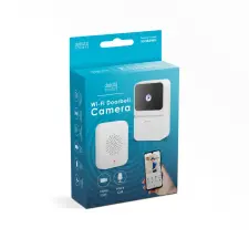 [] Smart videó kaputelefon szett - Wi-Fi-s, akkumulátoros - HD - fehér kaputelefon