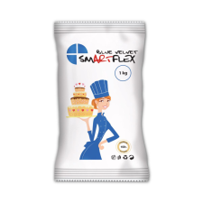 Smartflex fondant massza (tortaburkoló), KÉK, vanília, 1kg sütés és főzés