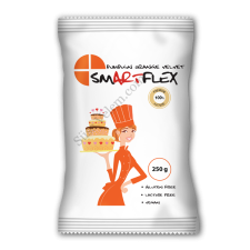  Smartflex Velvet narancssárga fondant massza vanília ízesítéssel 250 g sütés és főzés