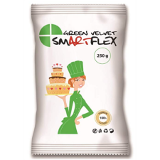 Smartflex Velvet zöld fondant massza vanília ízesítéssel 250 g sütés és főzés