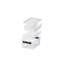 SMARTSTORE Classic 15 7 Rekeszes Tárolódoboz - Átlátszó (3598790) bútor