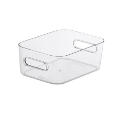 SMARTSTORE Műanyag tárolódoboz, 1,5 liter, SMARTSTORE Compact Clear S, átlátszó (CSDSMART06) bútor