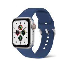 Smartwatcherz Apple Watch Csatos Szilikon Szíj - Navy Blue, 40/41/42mm, M/L okosóra kellék