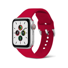 Smartwatcherz Apple Watch Csatos Szilikon Szíj - Rózsapiros, 40/41/42mm, M/L okosóra kellék