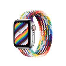 Smartwatcherz Apple Watch Fonott Körpánt - Szivárvány, 44/45/46/49mm, M okosóra kellék