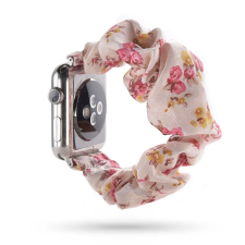 Smartwatcherz Apple Watch Frilly Szövet Szíj - Virágos, 44/45/46/49mm okosóra kellék
