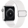Smartwatcherz Apple Watch Rugalmas Szövet Szíj - Fehér, 44/45/46/49mm