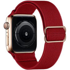 Smartwatcherz Apple Watch Rugalmas Szövet Szíj - Piros, 40/41/42mm okosóra kellék