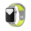 Smartwatcherz Apple Watch Szilikon Sport Szíj - Ezüst-sárga, 44/45/46/49mm, M/L