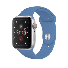 Smartwatcherz Apple Watch Szilikon Szíj - Farmer kék, 40/41/42mm, S/M okosóra kellék