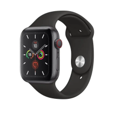 Smartwatcherz Apple Watch Szilikon Szíj - Fekete, 40/41/42mm, M/L okosóra kellék