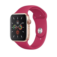 Smartwatcherz Apple Watch Szilikon Szíj - Pomegranate, 40/41/42mm, S/M okosóra kellék